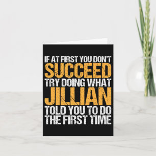 Funny If At First You Dont Succeed Try Doing What Card