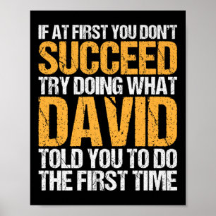 Funny If At First You Dont Succeed Try Doing What Poster