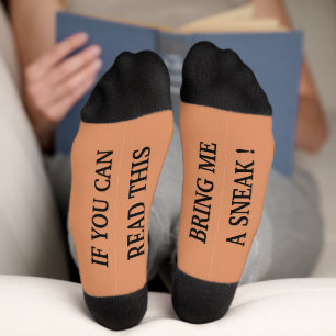 Funny If You Can Read This Personalised Gift Socks