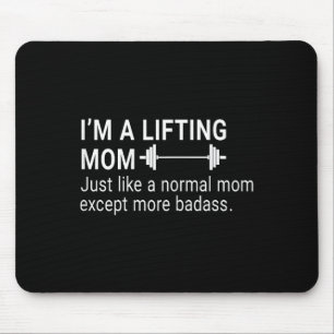 Funny I'm A Lifting Mum Definition Gym Workout Bod Mouse Pad