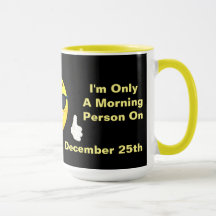 Funny I'm a Morning Person Quote w/ Emoji