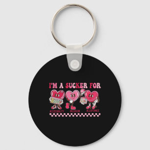 Funny I'm A Sucker For My Patients Inclusion Slp V Key Ring