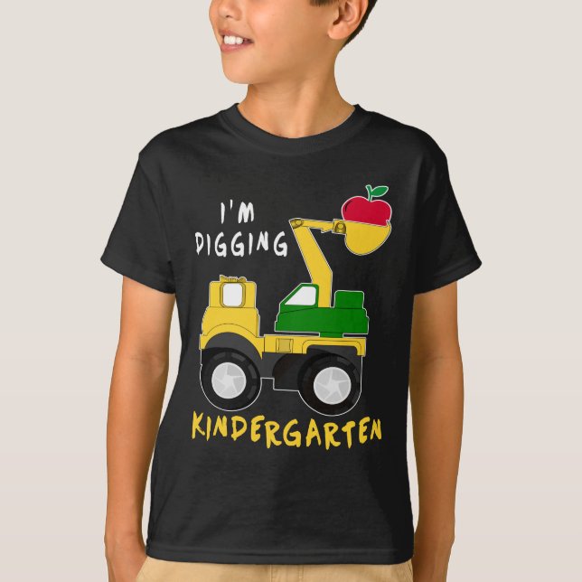 Funny I'm digging Kindergarten T-Shirt (Front)