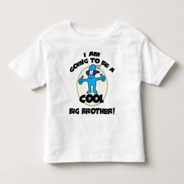 Funny I'm Going To Be A Big Brother Toddler T-Shirt (Front)