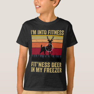 Funny I'm Into Fitness Fitness Deer In My Freezer T-Shirt