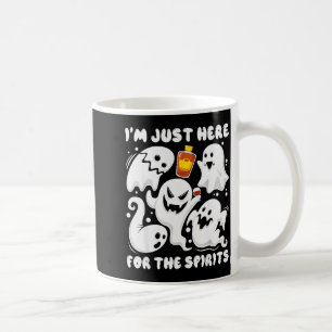Funny I'm Just Here For The Srits Ghosts Halloween Coffee Mug
