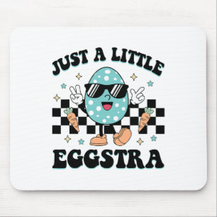 Funny I'm Just So Eggstra Happy Easter Motivationa Mouse Pad
