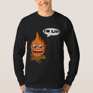 Funny Im Lit T Campfire Bonfire Camping New T-Shirt