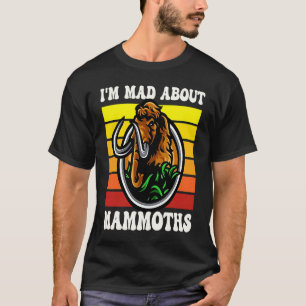 Funny I'm Mad Woolly Mammoths Sunset T-Shirt