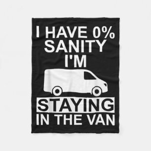Funny I'm Staying In Tha Van Phasmophobia Drivers Fleece Blanket