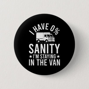 Funny I'm Staying In Tha Van Phasmophobia Gamer Ma 6 Cm Round Badge