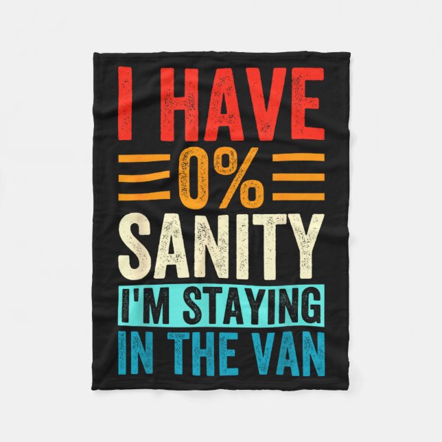 Funny I'm Staying In Tha Van Phasmophobia Women Ma Fleece Blanket (Front)