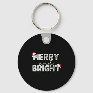 Funny I'm Trying To Feel Merry And Bright Couples Key Ring