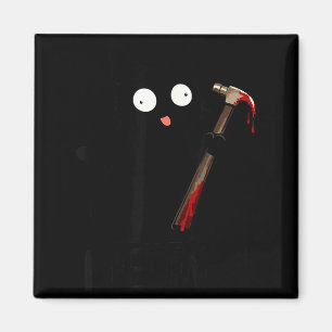 Funny In Cat Anime Spooky Black Cats Halloween Magnet