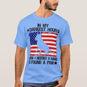 Funny In My Darkest Hour i needed a hand i found a T-Shirt