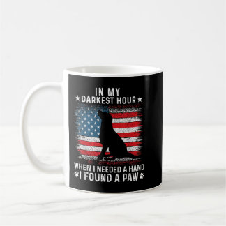 funny in my darkest hour when i needed a hand i fo coffee mug
