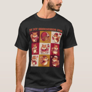 Funny In My Groundhog Era Football Happy Groundhog T-Shirt