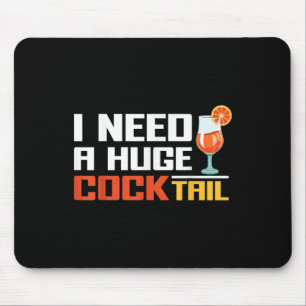 Funny Inappropriate Christmas Girls Trips Parties Mouse Pad