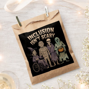 Funny Inclusion Isn't Scary Teacher Halloween 2024 Favour Bags