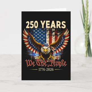 Funny Independence Day 4th Of July 1776-2026 250th Card