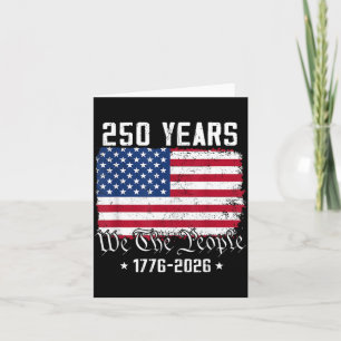 Funny Independence Day 4th of July 1776-2026 250th Card
