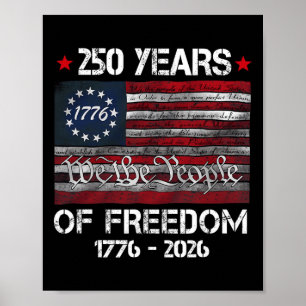 Funny Independence Day 4th Of July 1776-2026 250th Poster