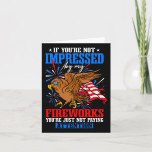 Funny Independence Day Firework Card