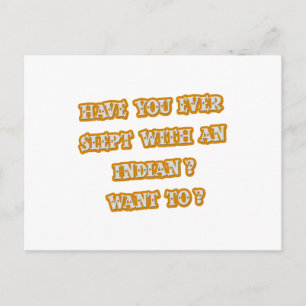 Funny Indian Pick-Up Line Postcard
