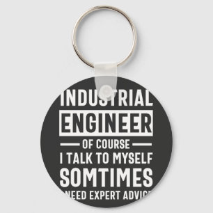 Funny Industrial Engineer Gift Key Ring