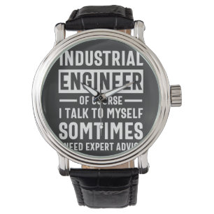 Funny Industrial Engineer Gift Watch