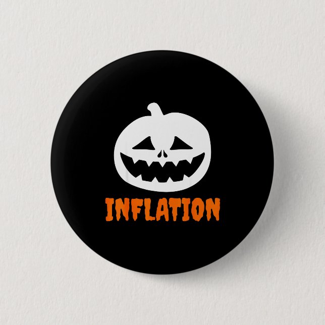 Funny Inflation Halloween Costume Couple Matching  6 Cm Round Badge (Front)