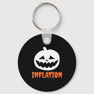 Funny Inflation Halloween Costume Couple Matching  Key Ring