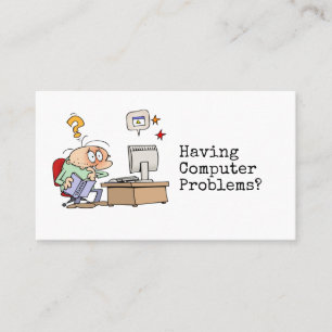 Funny Informal Computer Specialist Business Card