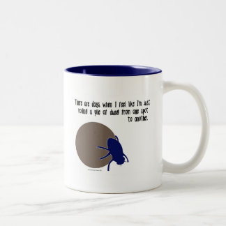 Funny insect mug - dung beetles