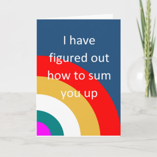 Funny inspirational congratulations card