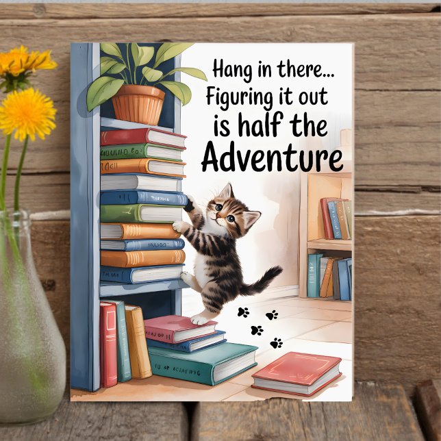 Funny Inspirational Hang In There Cat Poster (Creator Uploaded)
