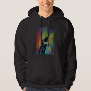 Funny Inspirational Penguin Retro Graphic Vintage Hoodie