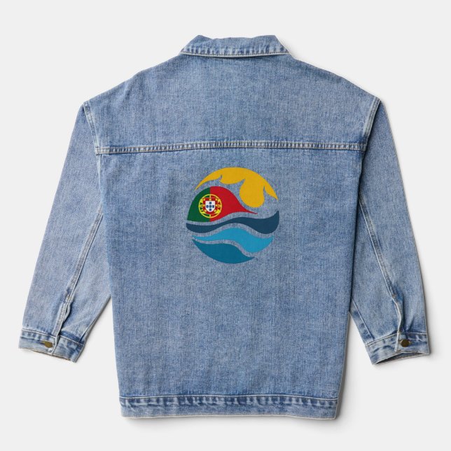 Funny Inspirations Denim Jacket (Back)