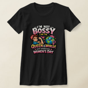 Funny International Women’s Day T‑Shirt  T-Shirt