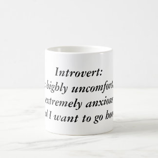 Funny Introvert Anxiety Mug