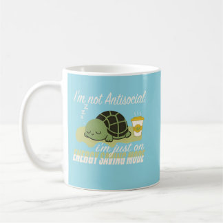 Funny Introvert Quote I’m Just on Energy Saving  Coffee Mug