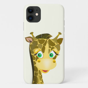 Funny iPhone Case Happy Giraffe