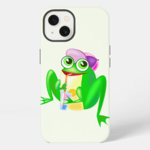 Funny iPhone Case with Happy Frog