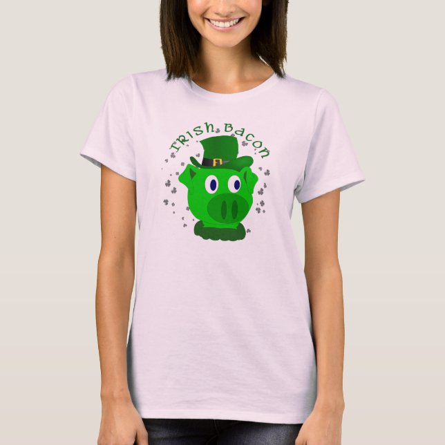 Funny Irish Bacon Shirt (Front)
