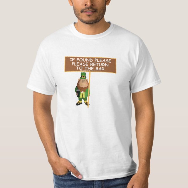 Funny Irish beer value T-Shirt (Front)