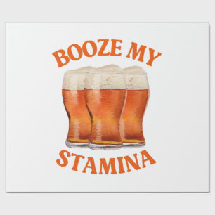 FUNNY IRISH BEER WRAPPING PAPER