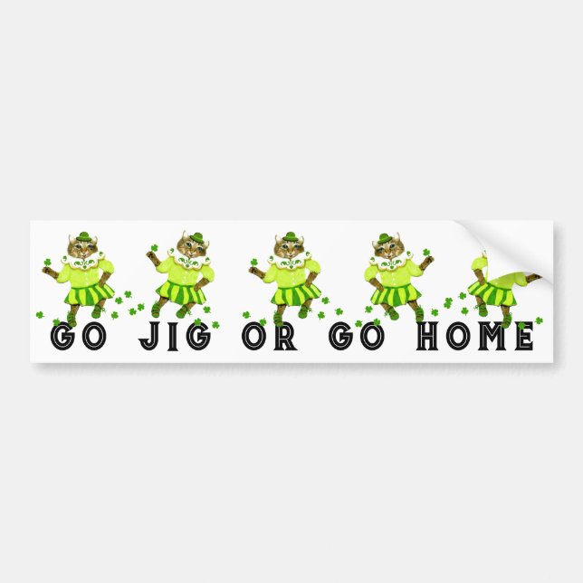 Funny Irish Bumper Sticker (Front)