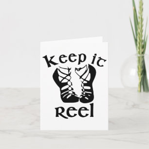 Funny Irish Dance Girls And Womens Gift - Keep It  Card