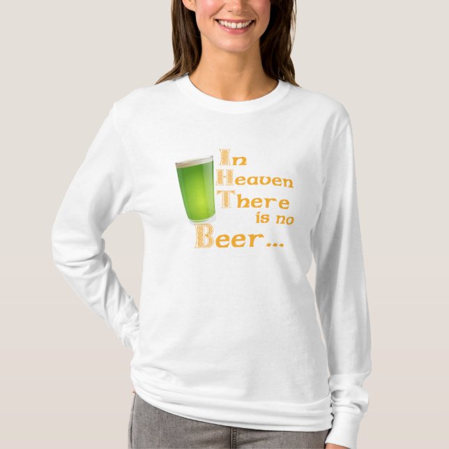 Funny Irish Drinking Womens Long Sleeve Shirt (Front)