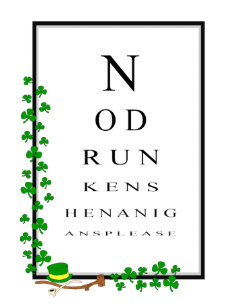 Funny Eye Chart Test Gifts On Zazzle Nz